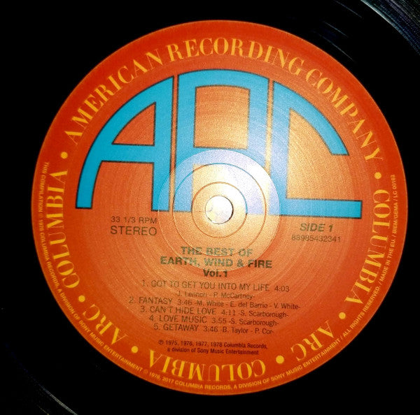 Greatest Hits Vol. 1 - Earth, Wind & Fire