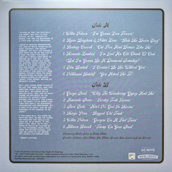 Live Forever (A Tribute To: Billy Joe Shaver) - Various