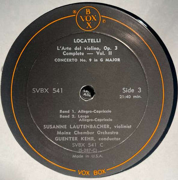 L'Arte del Violino, Vol II, Concerti 7-12 - Locatelli