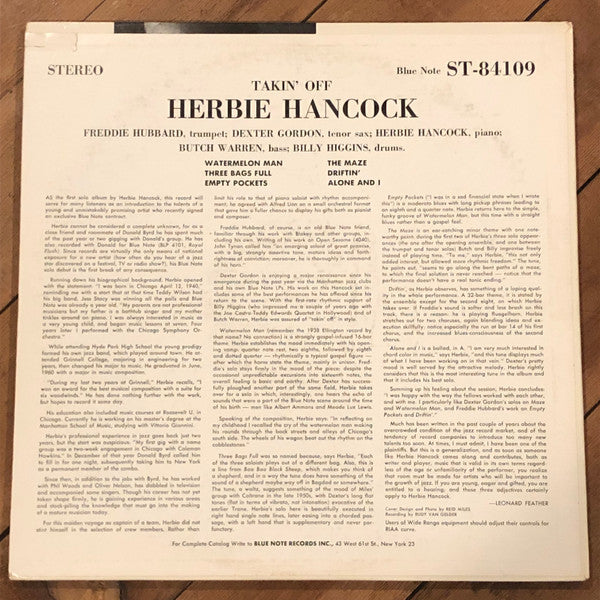 Takin' Off - Hancock, Herbie
