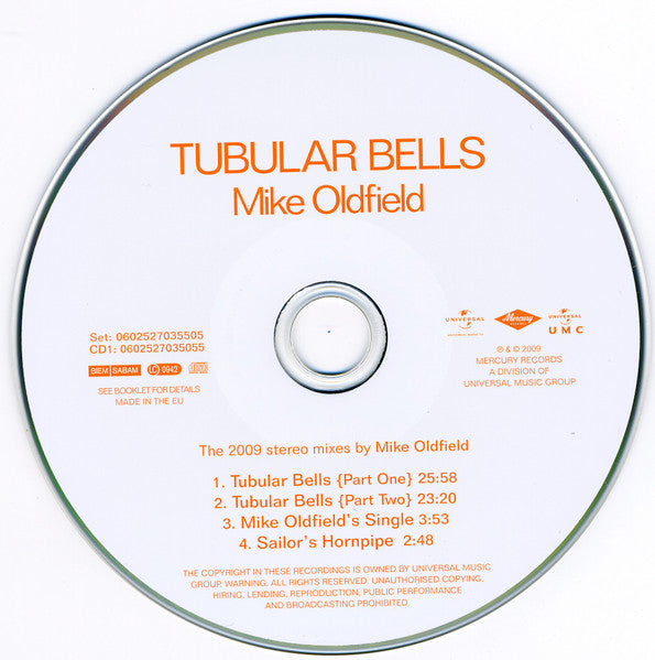 Tubular Bells - Oldfield, Mike