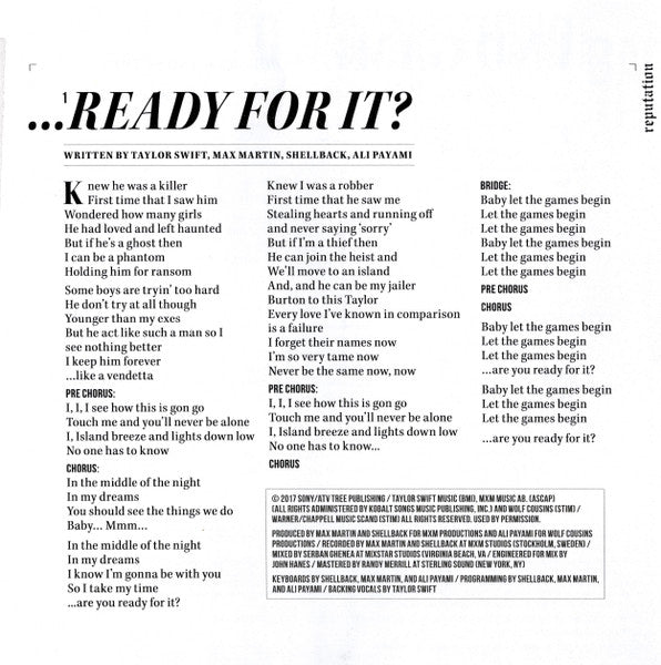 Reputation - Swift, Taylor