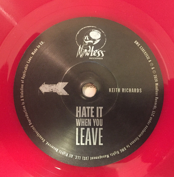 Hate It When You Leave B/W Key To The Highway - Richards, Keith