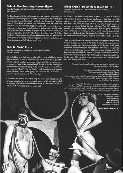 Warning: Uninc.: Live And Experimental Recordings - Residents