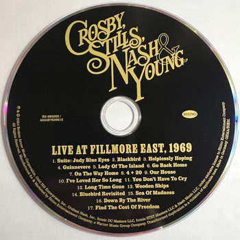 Live At Fillmore East, 1969 - Crosby Stills Nash & Young