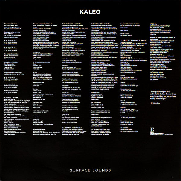 Surface Sounds - Kaleo