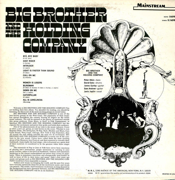 Big Brother & The Holding Company - Big Brother & The Holding Company