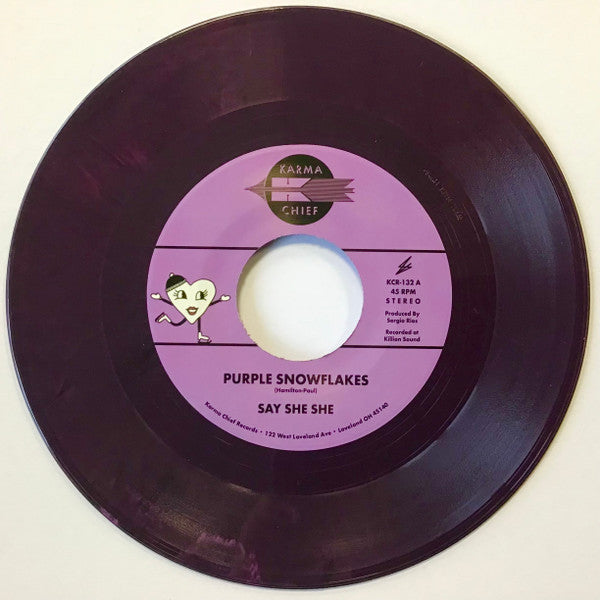 Purple Snowflakes / This Wintertime - Say She She