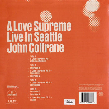 A Love Supreme: Live In Seattle - Coltrane, John