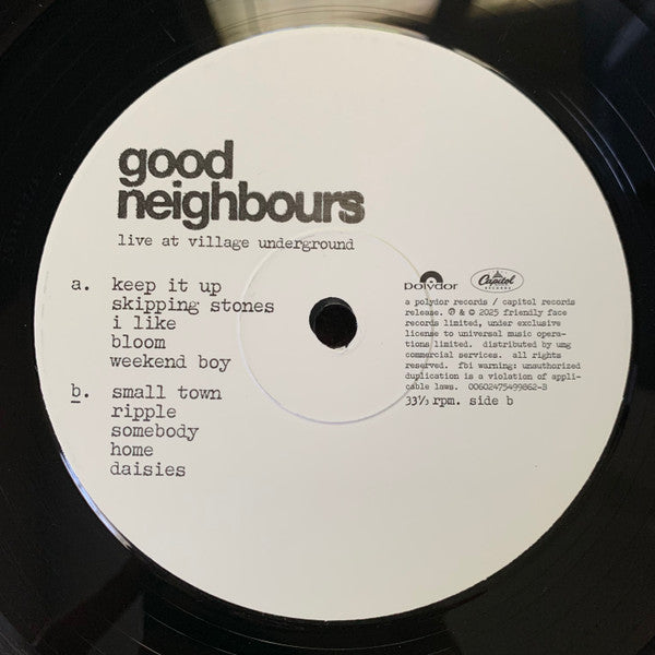 Live At Village Underground [LP] - Good Neighbours