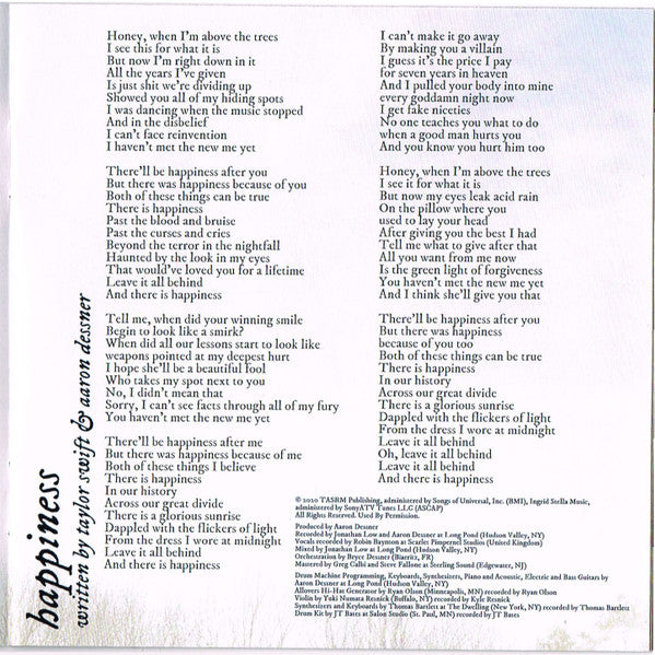 Evermore - Swift, Taylor