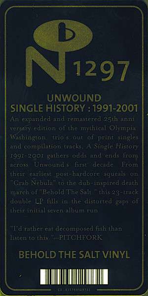 A Single History: 1991-2001 - Unwound