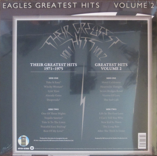Their Geatest Hits Volumes 1 & 2 - Eagles
