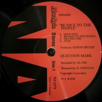 Be Nice To People - Question Mark