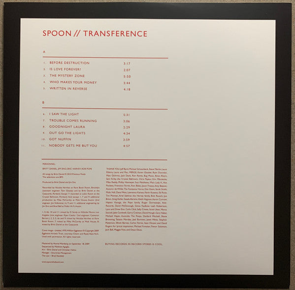 Transference - Spoon