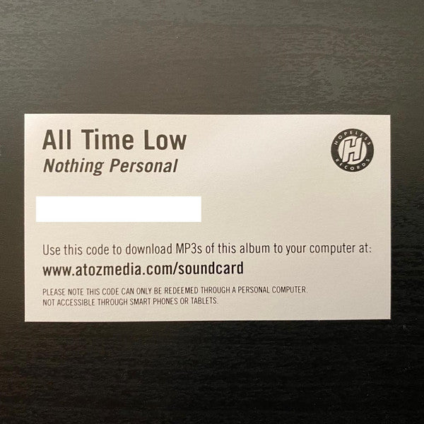 Nothing Personal [LP] - All Time Low