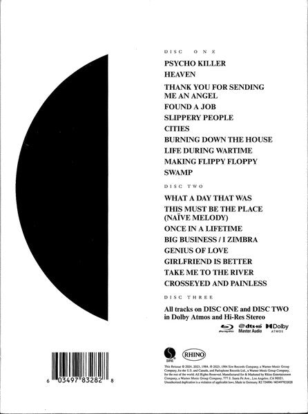 Stop Making Sense (Deluxe) - Talking Heads