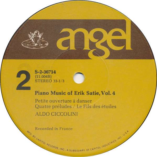 Piano Music Of Erik Satie, Vol. 4 - Satie, Erik