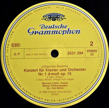 Klavierkonzert = Piano Concerto No. 1 - Brahms, Johannes