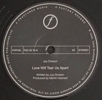 Love Will Tear Us Apart (2020 Remaster) - Joy Division