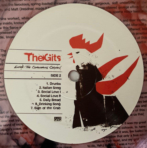 Enter: The Conquering Chicken - Clear w/Black & Re - Gits
