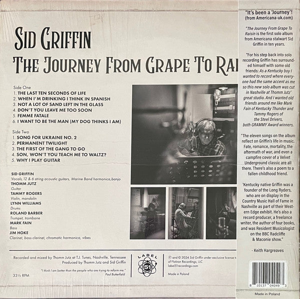 The Journey From Grape To Raisin - Griffin, Sid