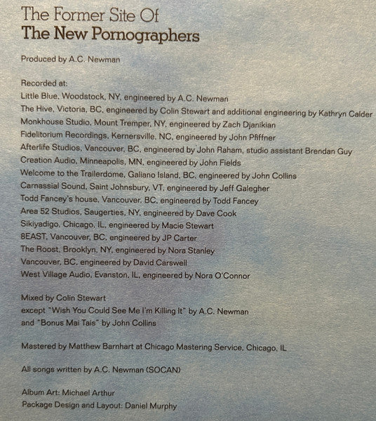 The Former Site Of - New Pornographers