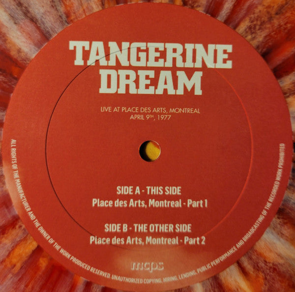 Live at Place des Arts, Montreal - April 10, 1977 - Tangerine Dream