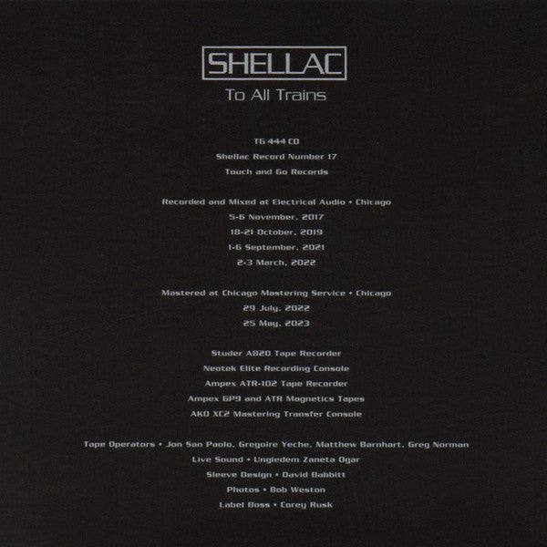 To All Trains - Shellac