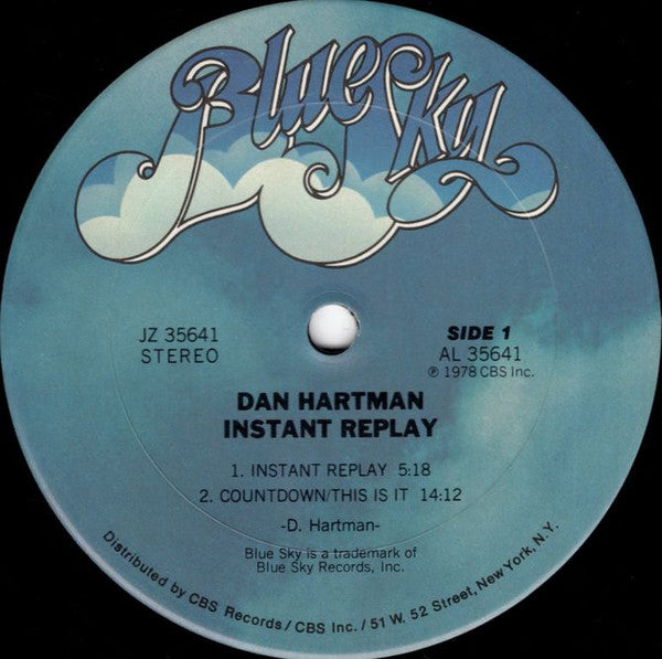 Instant Replay - Hartman, Dan