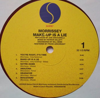 Make-Up Is A Lie - Morrissey