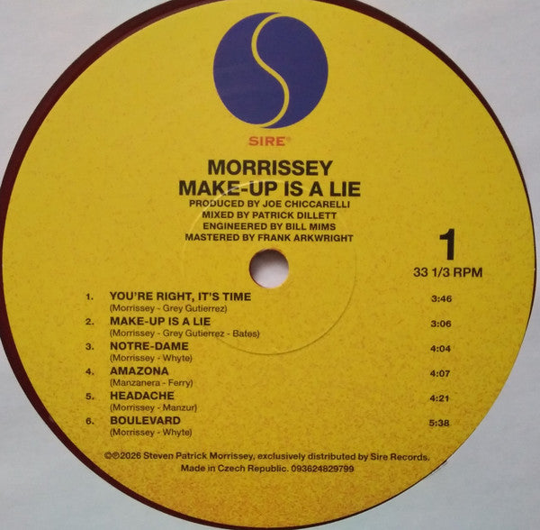 Make-Up Is A Lie - Morrissey