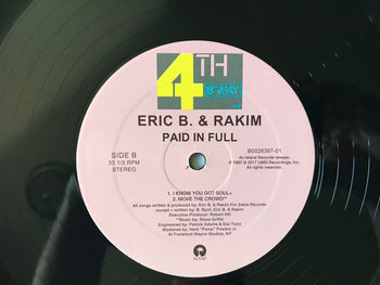 Paid In Full - Eric B. & Rakim