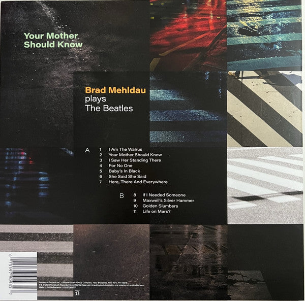 Your Mother Should Know: Brad Mehldau Plays The Be - Mehldau, Brad