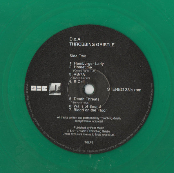 D.O.A.: The Third And Final Report Of Throbbing Gr - Throbbing Gristle