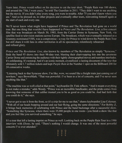 Prince And The Revolution Live - Prince And The Revolution