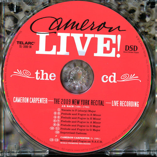 Cameron Live! - Carpenter, Cameron