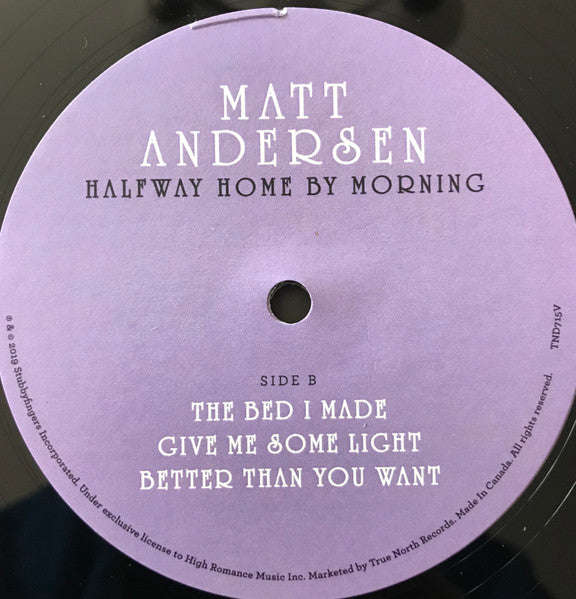 Halfway Home By Morning - Andersen, Matt