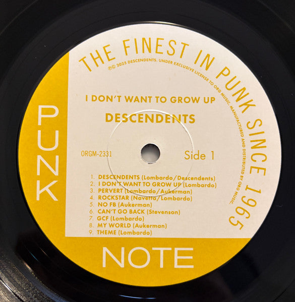 I Don't Want To Grow Up - Descendents