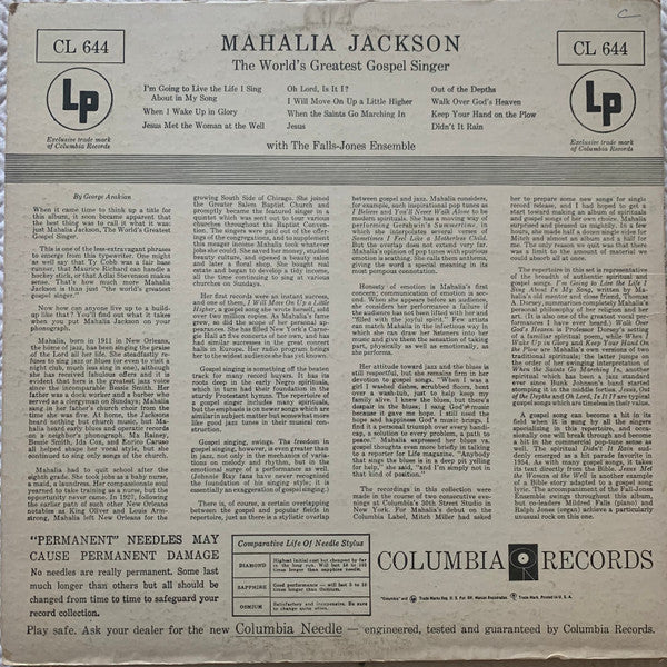 The World's Greatest Gospel Singer - Jackson, Mahalia