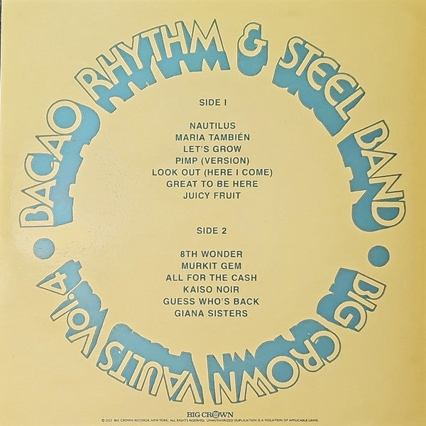 Big Crown Vaults Vol. 4 - Bacao Rhythm & Steel Band