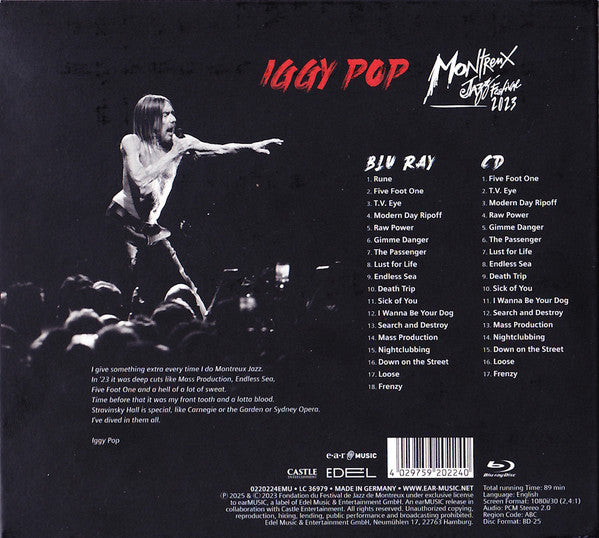 Live At Montreux Jazz Festival 2023 - Iggy Pop