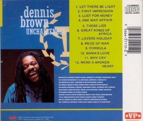 Unchallenged - Brown, Dennis