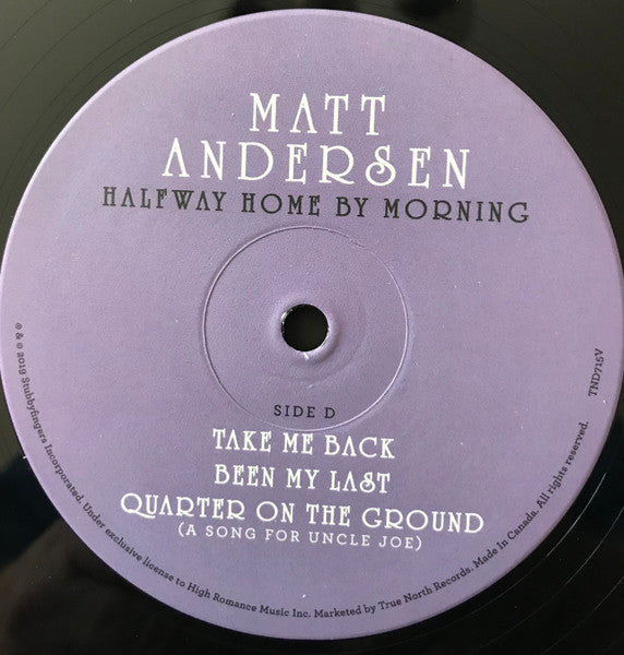 Halfway Home By Morning - Andersen, Matt