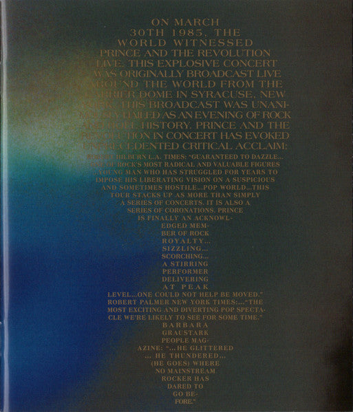 Prince And The Revolution Live - Prince And The Revolution