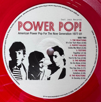 POWER POP! AMERICAN POWER POP FOR THE NOW - SOUL JAZZ RECORDS PRESENTS