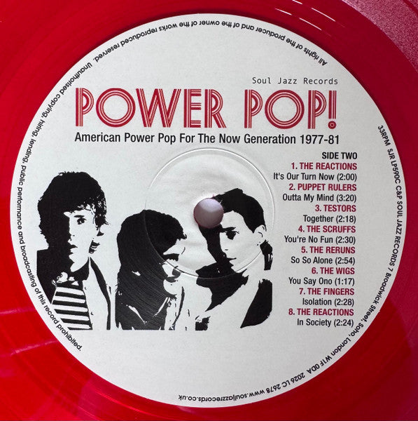 POWER POP! AMERICAN POWER POP FOR THE NOW - SOUL JAZZ RECORDS PRESENTS