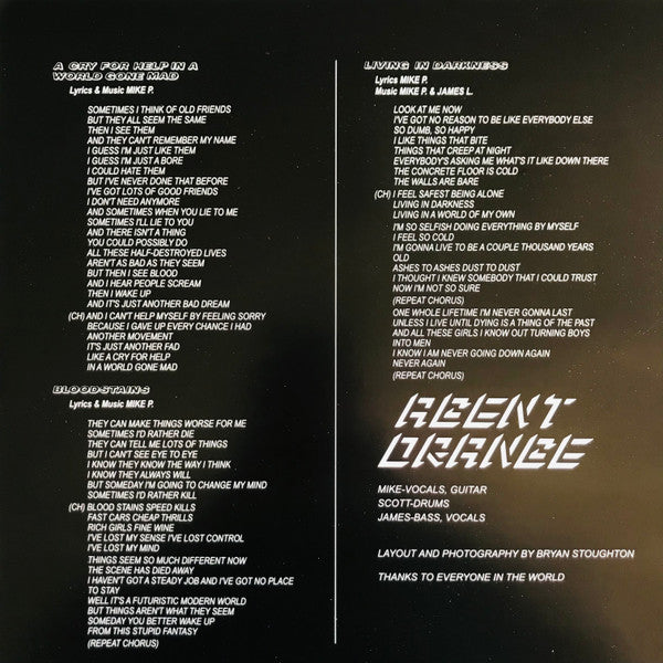 Living In Darkness - Agent Orange