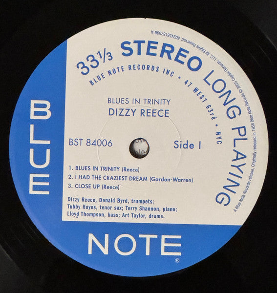 Blues In Trinity - Reece, Dizzy