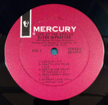 Live At The Apollo - McPhatter, Clyde